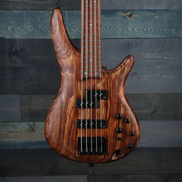 Ibanez SR655 5-String Electric Bass Guitar - Antique Brown Stained