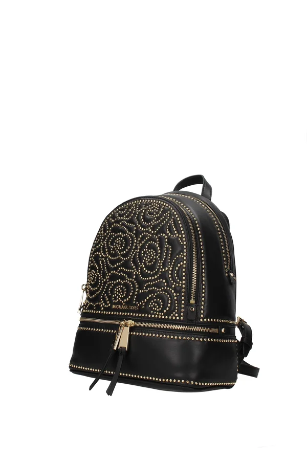 Michael Michael Kors Medium Studded Rhea Backpack Black