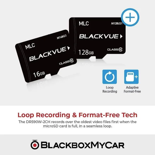 BlackVue DR590W-2CH Full HD Dashcam Sony Starvis Sensor (32GB)