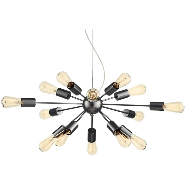 Possini Euro Hemingson 33x22 Wide 15-Light Sputnik Chandelier