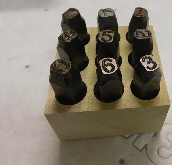 C.H. Hanson 25661 Number Set - 3/8 in. H, steel