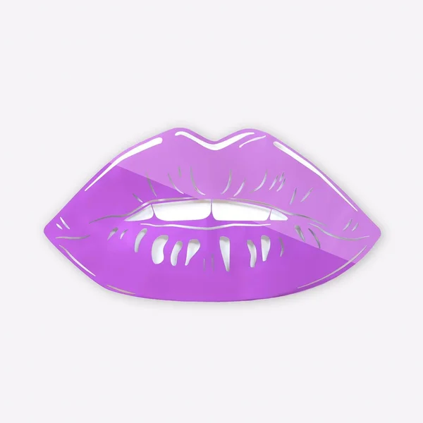 Lips Mirrored Wall Art Silver - Acrylic Wall Art, Dormify