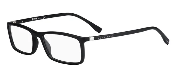 Boss 0680/N 02W8 Gray Horn Rectangular Eyeglasses
