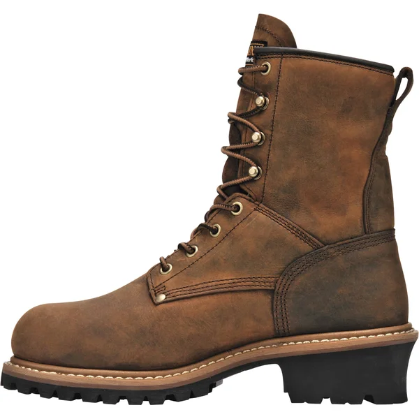 Carolina Men's 8x22 Steel Toe Waterproof Insulated Logger