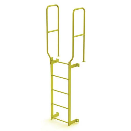 Tri-Arc Wlfs0205-Y Ladder, walk-Thru Fixed, steel, 5-Rung