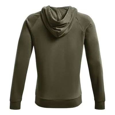Under Armour Rival Cotton Full Zip Hoodie Green - 3XL