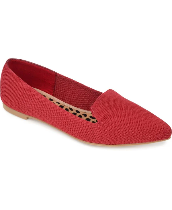 Journee Collection Vickie Flat - Women's, Red, Size 12, Flats