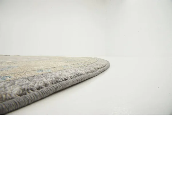 Unique Loom Gaisberg Salzburg Area Rug (8& x 8& Round - Gray)