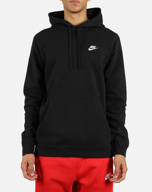 Nike Sportswear Pullover Hoodie - Size: Xxxl, Black