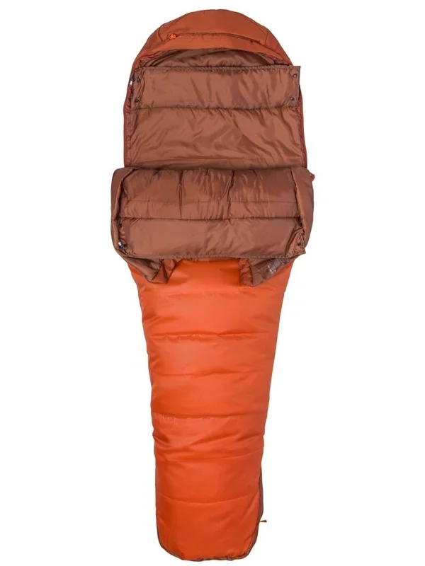 Marmot Trestles 0 Sleeping Bag - Orange Haze/Dark Rust