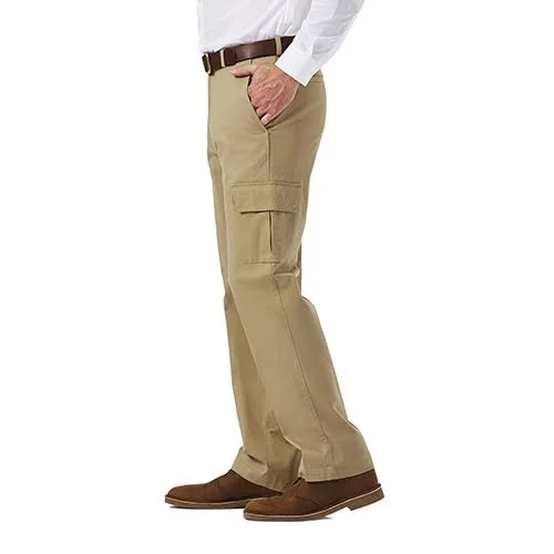Haggar Stretch Comfort Cargo Pant Black