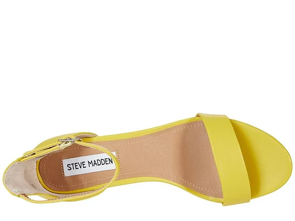 Steve Madden Irenee Sandal Women's 1-2 inch Heel Shoes Citron : 8 M