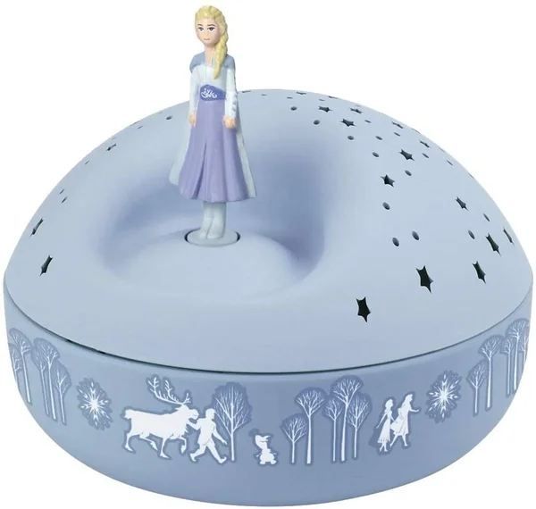 Trousselier TRS5004 Night Light - Star Projector with Music Elsa - Frozen - 12 Cm - Batteries included