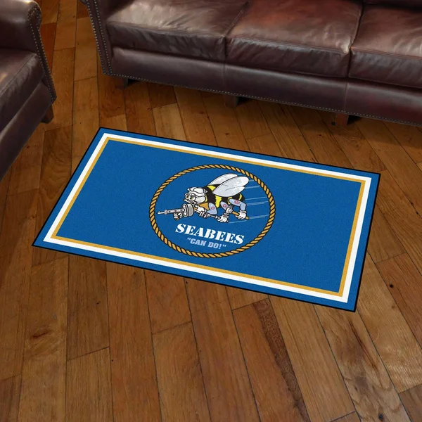 U.S. Navy - Seabees 3x5 Rug 36x22x 60x22