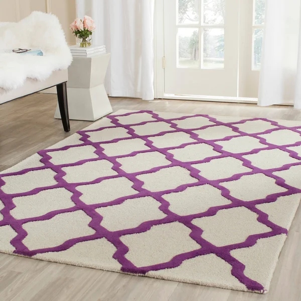 Safavieh Cambridge Lavander & Ivory 10& x 14& Rug