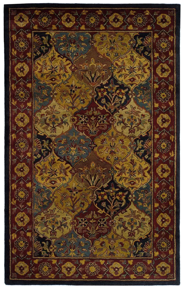 Safavieh Heritage HG510A Area Rug - Multi/Navy, Size: 6 x 9 ft.