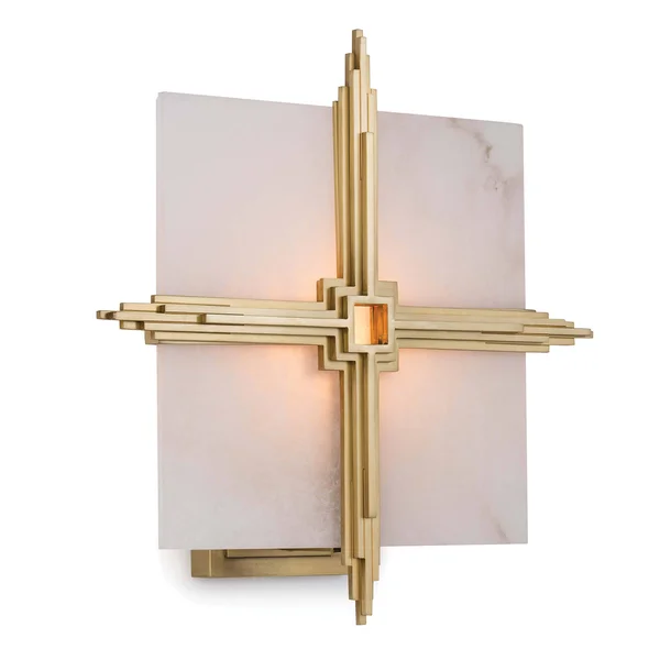 Regina Andrew Gotham Sconce (Natural Brass)