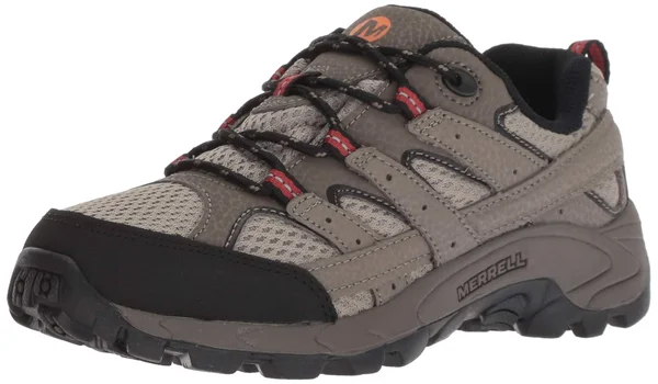 Merrell Moab 2 Low Lace Sneaker Bark Brown - Size 1 W Kids Shoes