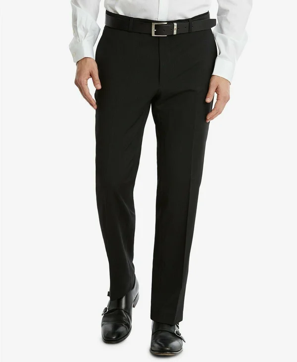 Tommy Hilfiger Men's Modern-Fit Th Flex Stretch Suit Jacket 38S Black