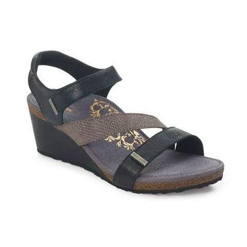 Aetrex Brynn EW11 Women's Sandals Black
