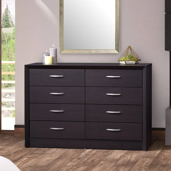 CorLiving NPT-302-W Newport 8 Drawer Dresser