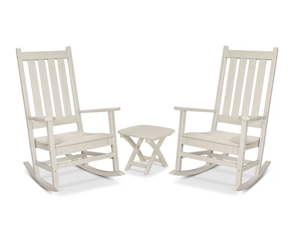 Trex Cape Cod Recycled Plastic 2 to 3 Person Recycled Plastic Conversation Patio Outdoor Lounge Set, 190609095207