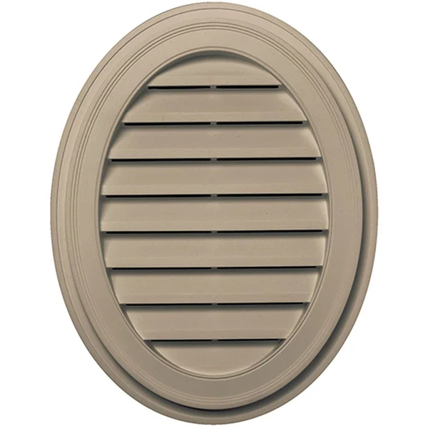 Builders Edge 120042127085 21x22 x 27x22 Oval Vent 085, Clay