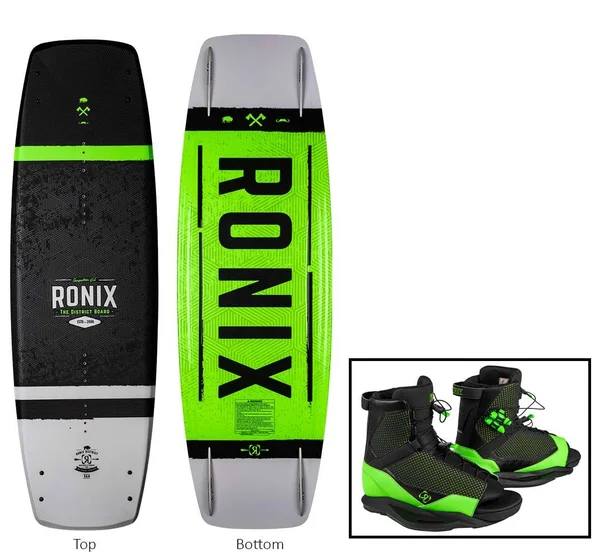 Ronix District Wakeboard w/ Divide Boots - 2021 - 138cm - 10.5-14.5