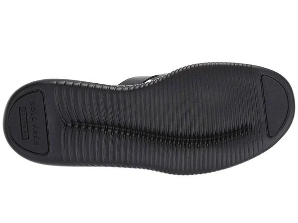 Cole Haan 2.Zerogrand Slotted Slide Sandal Black Leather/Black, Women's, Size: 7