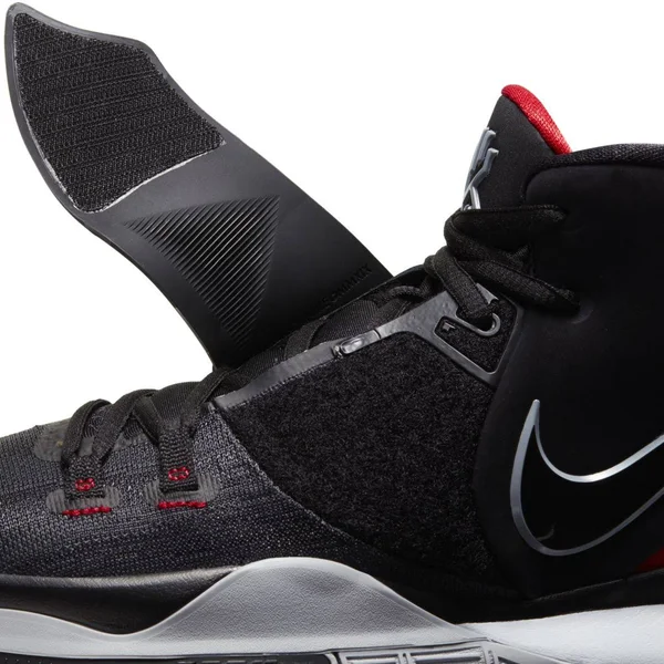 Nike Mens Kyrie Irving Kyrie 6 Basketball Shoes Black/Black/University Red/White Size 7.5