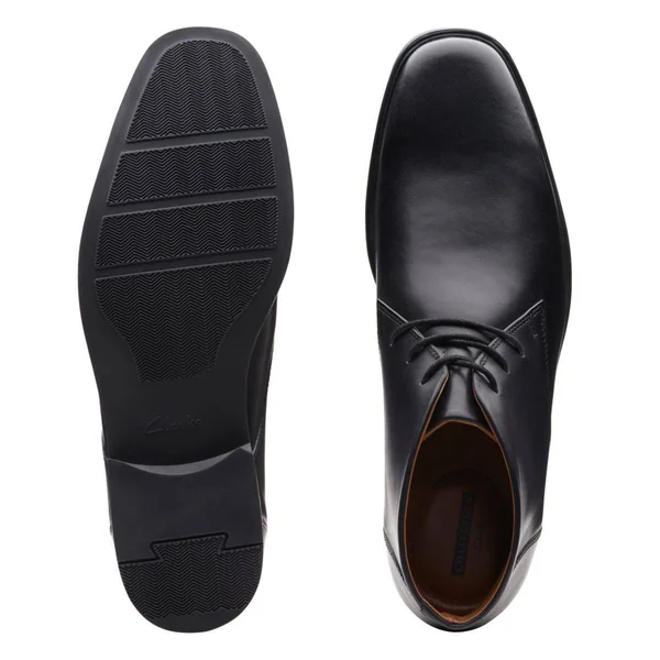Clarks Men's Tilden Top Chukka Boot, Size: 10 M, Black