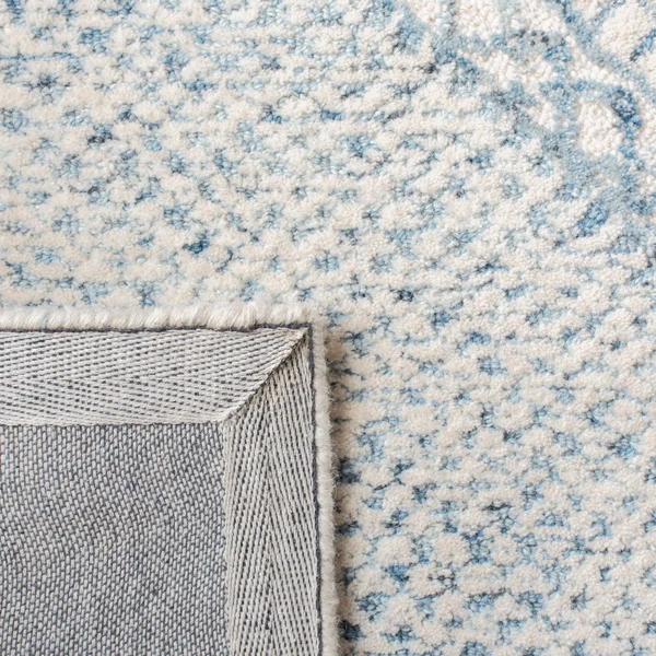 Safavieh 8& x 10& Abstract ABT345M Ivory, Blue Rug
