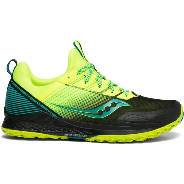 Saucony Mad River TR Citron/Black, Men's, Size: 7.5