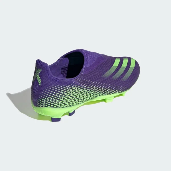 Adidas Kids x Ghosted.3 Laceless FG Energy Ink/Signal Green 6