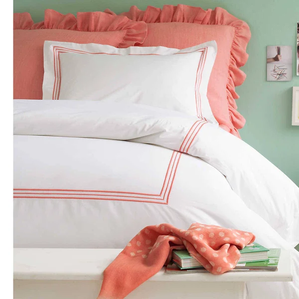 Pine Cone Hill - Trio Coral Sham - Euro