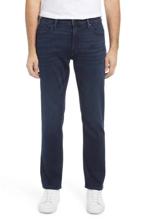 Mavi Jeans Zach Straight Fit Jeans - Size 35 x 32 in Blue Black Austin at Nordstrom