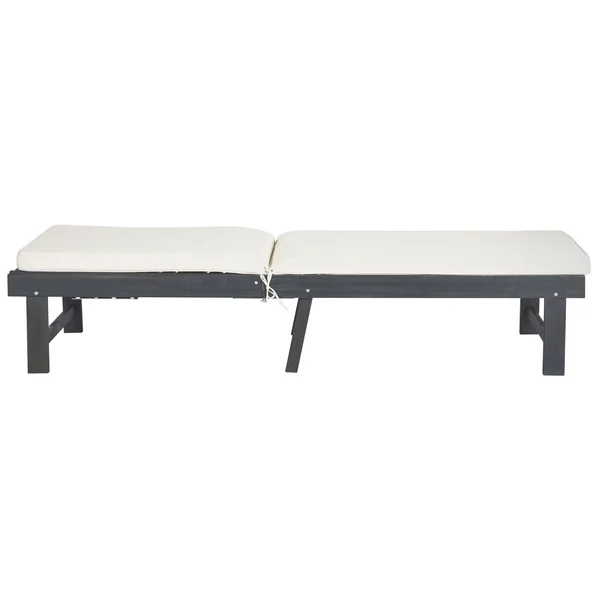 Safavieh Ash Grey/Beige Inglewood Chaise Lounge Chair