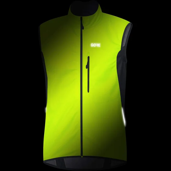 Gore Wear C3 Windstopper Vest - M - Neon Yellow-Black