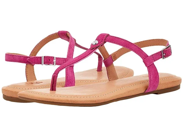 Ugg Women's Madeena Suede Sandals in Pink - Size 11
