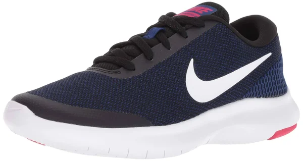 Nike Women's Flex Experience RN 7 Running Shoes Black/White/Royal 6