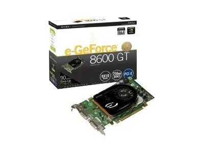 EVGA e-GeForce 8600 GT - Graphics card - GF 8600 GT - 256 MB GDDR3 - PCIe x16