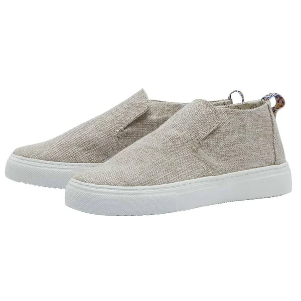 Hey Dude Peyton Linen Beige 121790521 (Women's) 10