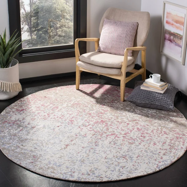 Safavieh Expression 477 Area Rug, Ivory, Blue, 2&6x22 x 8& Rectangle
