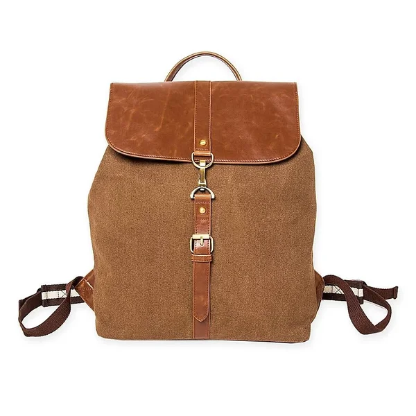 Brouk and Co The Journeyman Rucksack Backpack, Brown