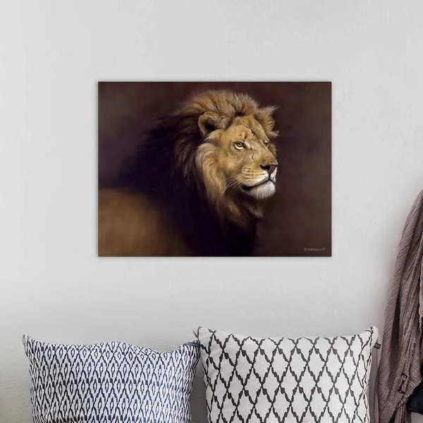 Lion Male, Canvas Wall Art, 24x18, Great Big Canvas
