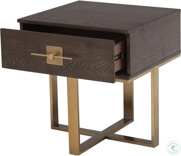Coast to Coast 36591 Midas One Drawer End Table