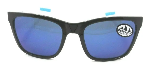 Costa Del Mar Ocearch Panga 580P Sunglasses- Shiny White Shark/Blue Mirror