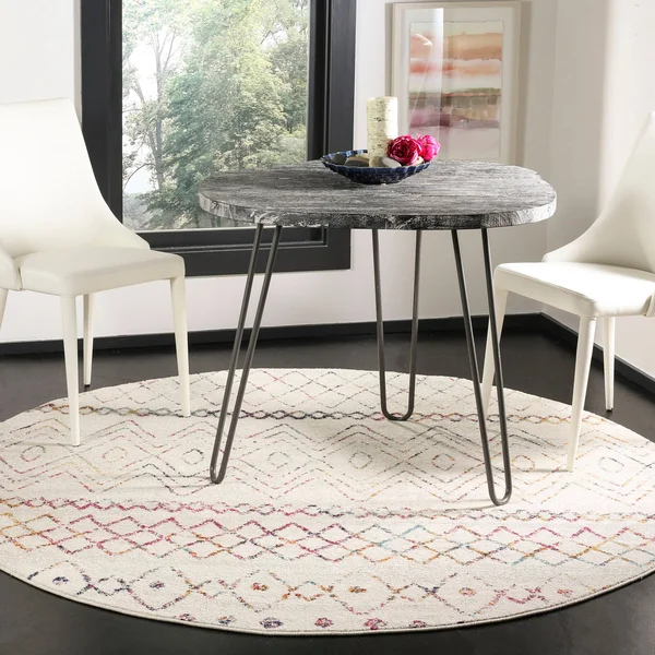 Safavieh Clearance Madison MAD798E Ivory Rug - 6&7x22x6&7x22 - Round