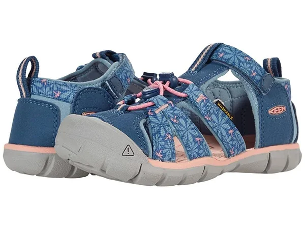 Keen Youth Seacamp II CNX Sandal - 2 - Real Teal, Stone Blue