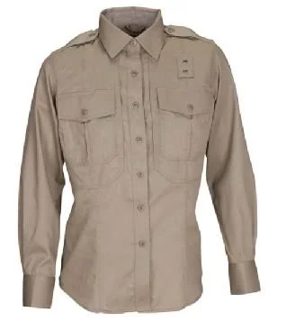 5.11 Tactical Women's Long Sleeve PDU Shirt - Brown - 62065-108-XS-R